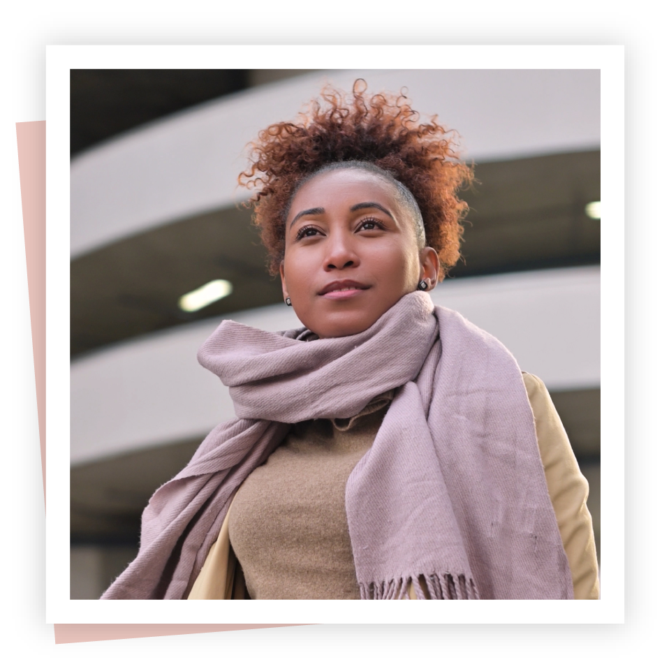 You Have Options A woman feeling empowered because she knows Magnolia Women's Center will help talk through her pregnancy options with her