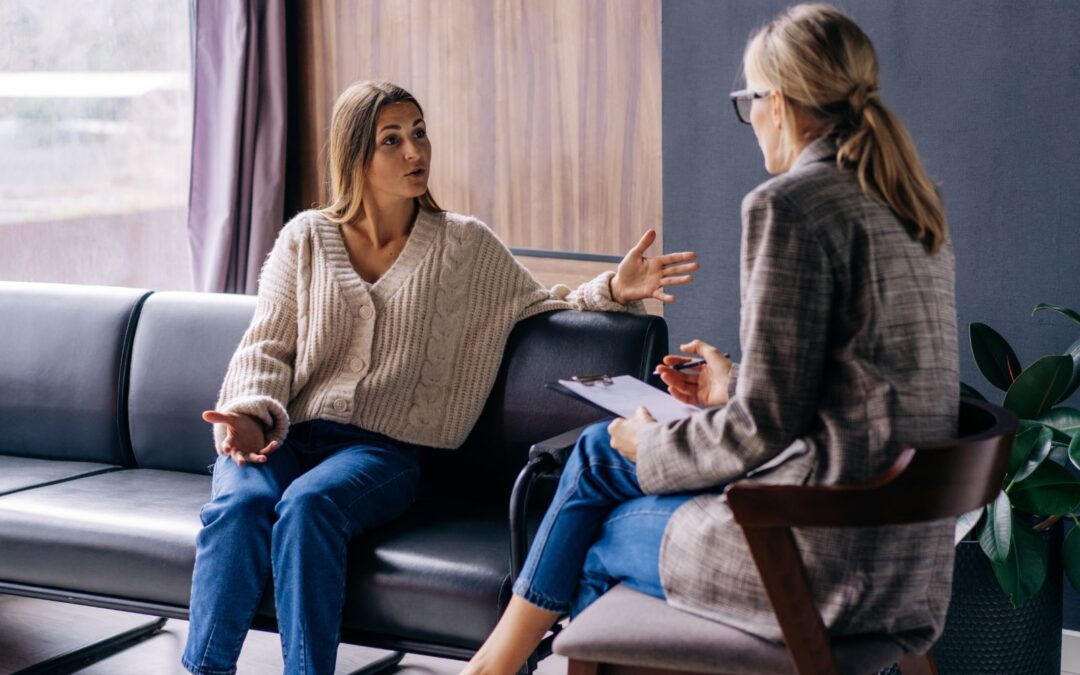 two women talking about abortion
